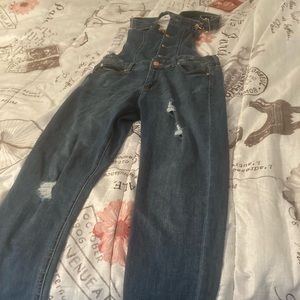 Overall jeans